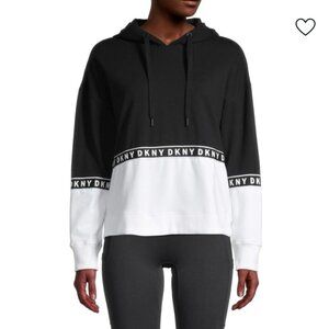 DKNY Sport Colorblock Logo Tape Hoodie – Size M – NWT
